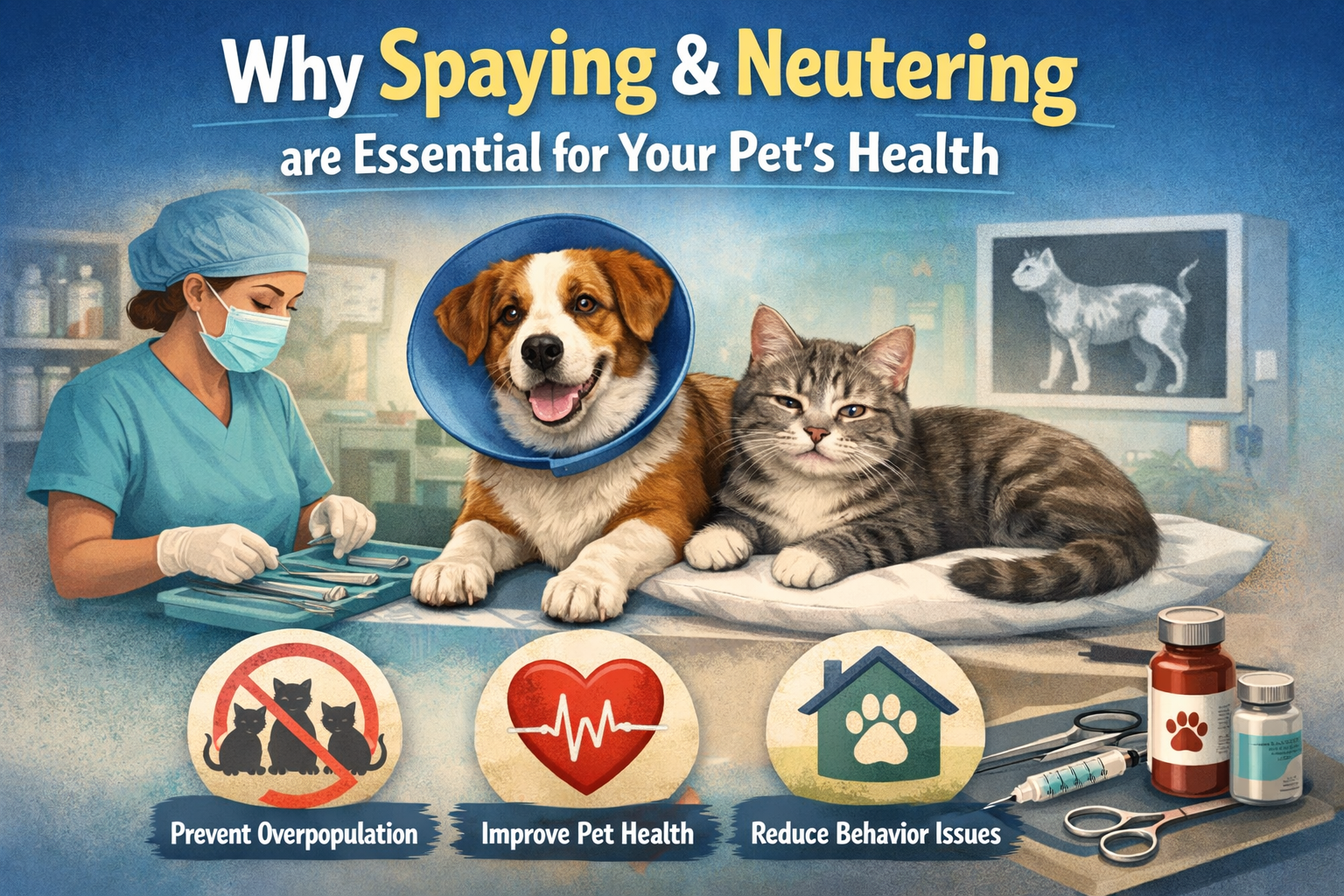 Why Spaying and Neutering are Essential for Your Pet’s Health
